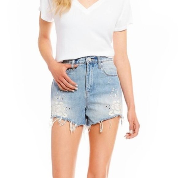 Chelsea & Violet Pants - Chelsea & Violet High Waist Denim Shorts Size 30